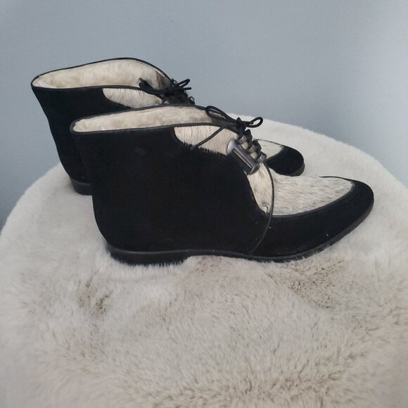 Vintage Sno-Mount Fur Boots Women's size 8.5 - Picture 3 of 9